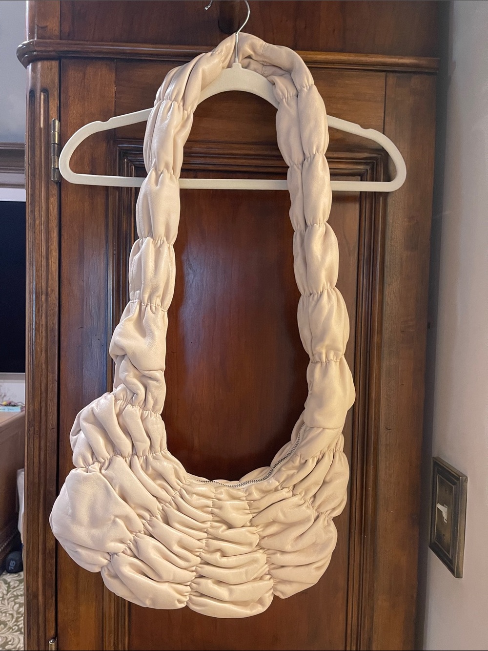 COS Bone Leather Quilted Crossbody Bag